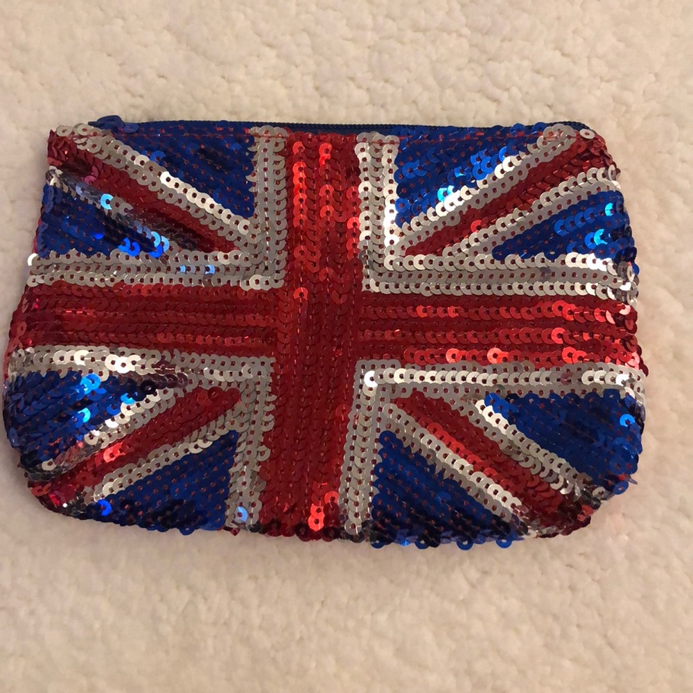Sequin makeup bag